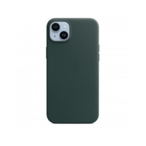 Custodia con Magsafe in Pelle per iPhone 14 Plus - Verde Cipresso