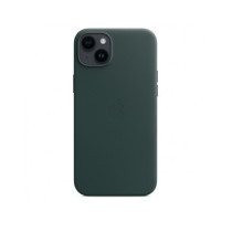 Custodia con Magsafe in Pelle per iPhone 14 Plus - Verde Cipresso