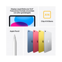 10.9-inch iPad Wi-Fi 256GB - Rosa (Con alimentatore USB-C 20W)