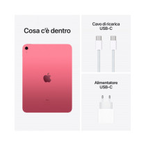 10.9-inch iPad Wi-Fi 256GB - Rosa (Con alimentatore USB-C 20W)