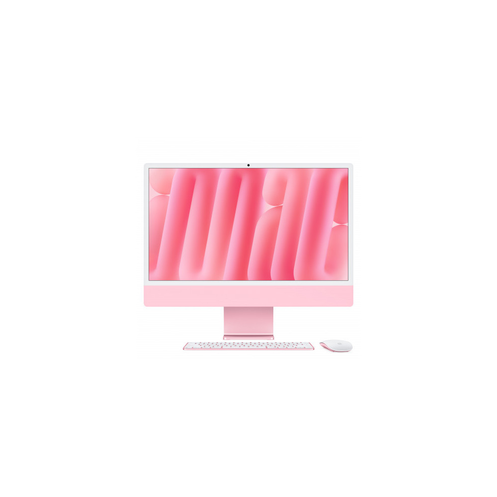 iMac rosa - RAM 16GB di memoria unificata - HD SSD 256GB - Gigabit Ethernet - Magic Trackpad - Magic Keyboard con Touch ID e tas