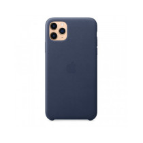 iPhone 11 Pro Max Leather Case - Midnight Blue