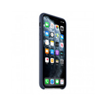 iPhone 11 Pro Max Leather Case - Midnight Blue