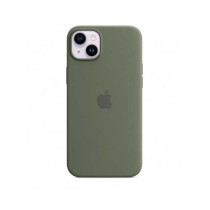 Custodia con Magsafe in Silicone per iPhone 14 Plus - Oliva