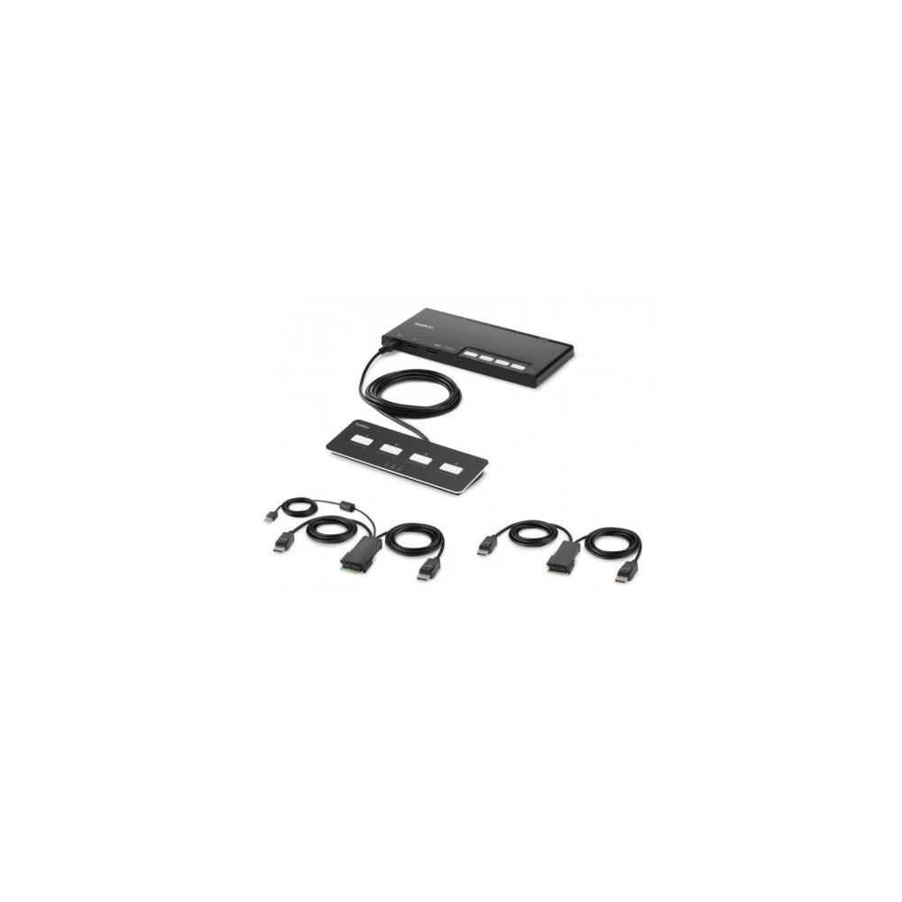 4-PORT DUAL HEAD DP KVM SWITCH PP4.0 W/REMOTE 4-PORT DUAL HEAD DP KVM SWITCH PP4.0 W/REMOTE