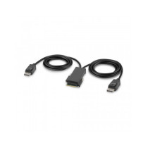 4-PORT DUAL HEAD DP KVM SWITCH PP4.0 W/REMOTE
