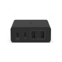 ALIMENTATORE GAN 108W CON PORTE 2X USB-C + 2X USB-A - NERO