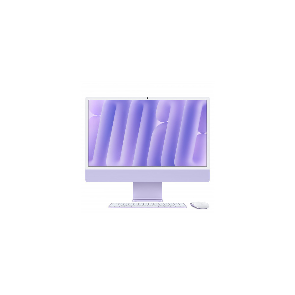 iMac viola - RAM 16GB di memoria unificata - HD SSD 256GB - Gigabit Ethernet - Magic Trackpad - Magic Keyboard con Touch ID e ta