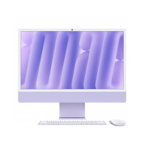 iMac viola - Vetro standard - RAM 24GB di memoria unificata - HD SSD 256GB - Magic Mouse - Magic Keyboard con Touch ID e tastier