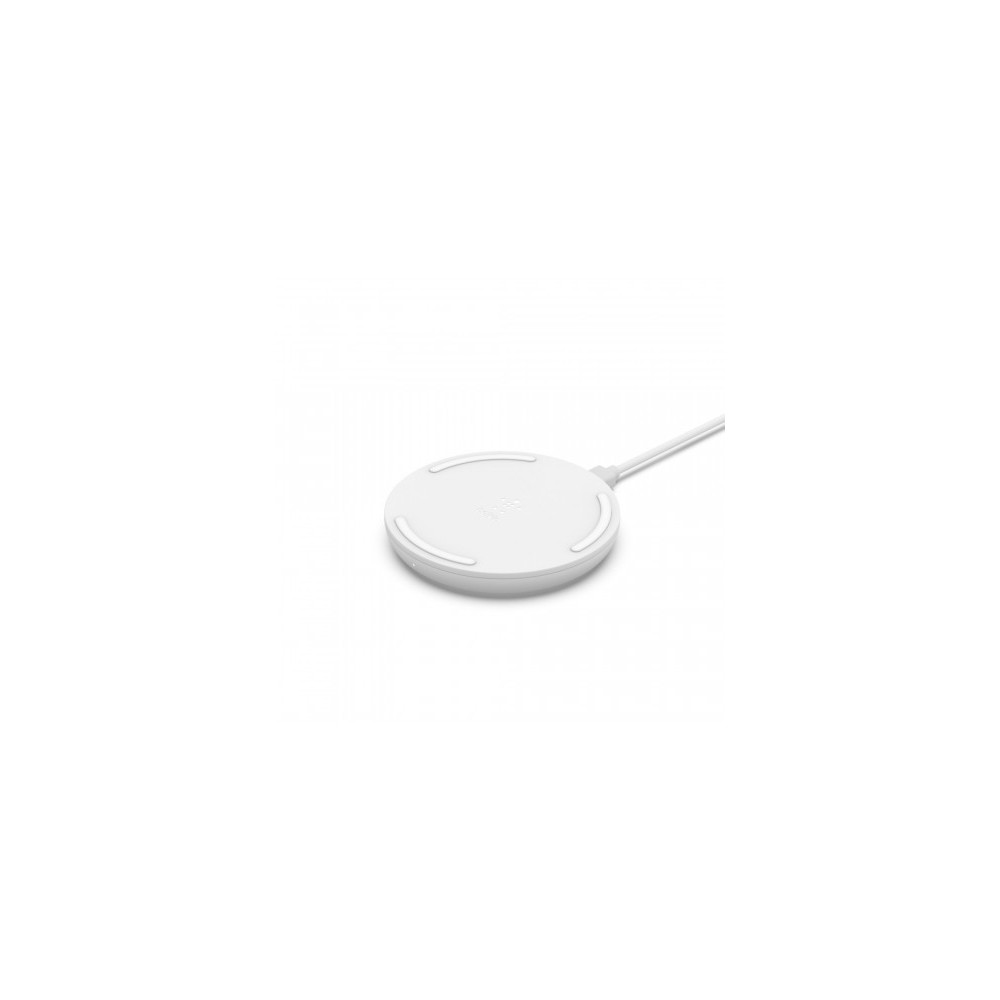TAPPETINO DI RICARICA WIRELESS 15W SENZA ALIMENTATORE - BIANCO