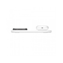TAPPETINO DI RICARICA WIRELESS DOPPIO 2 X 15W - BIANCO