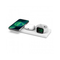 TAPPETINO DI RICARICA WIRELESS MAGSAFE 3 IN 1 - BIANCO