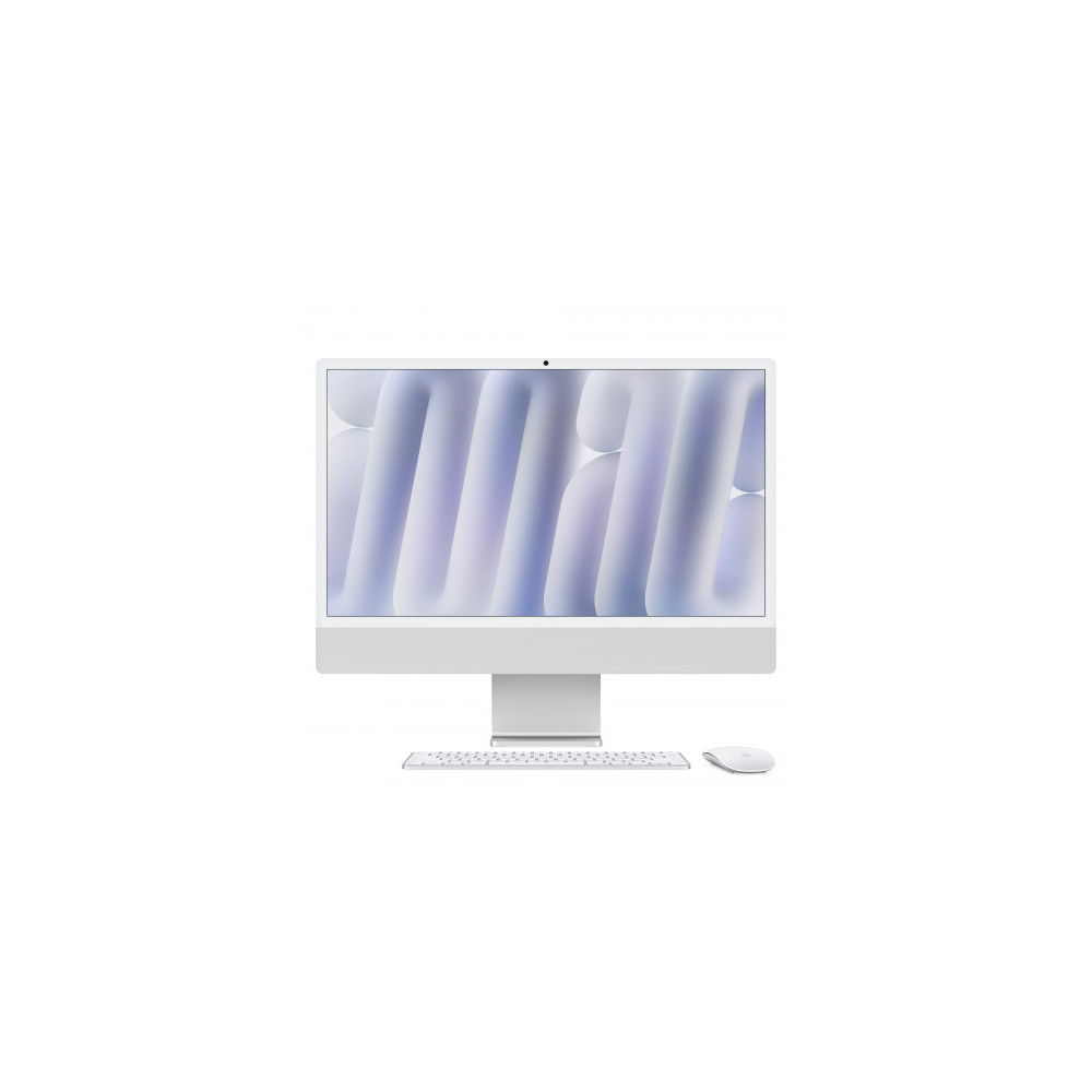 iMac argento - RAM 16GB di memoria unificata - HD SSD 256GB - Gigabit Ethernet - Magic Trackpad - Magic Keyboard con Touch ID e 