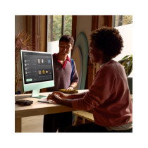 iMac argento - RAM 16GB di memoria unificata - HD SSD 256GB - Gigabit Ethernet - Magic Trackpad - Magic Keyboard con Touch ID e 