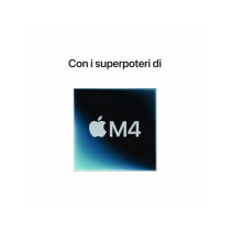 MacBook Pro 14" Apple M4 chip con 10-core CPU e 10-core GPU, 24GB, 1TB SSD - Argento