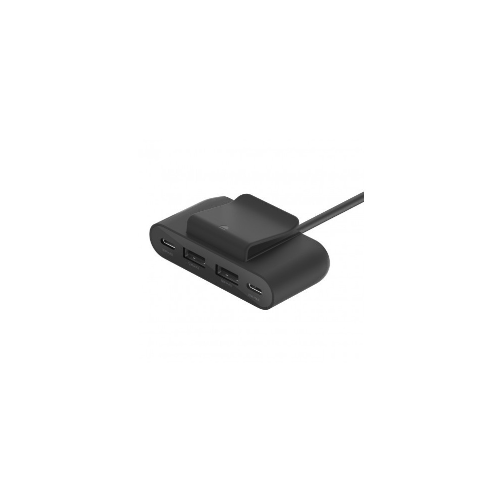 4-PORT USB POWER EXTENDER 2M - NERO