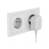 CARICABATTERIE DA PARETE CON PPS PORTA USB-C PD 20W - BIANCO