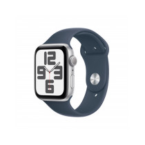 2023 - Apple Watch SE GPS 44mm Cassa in alluminio argento - Cinturino sport  blu tempesta - M/L