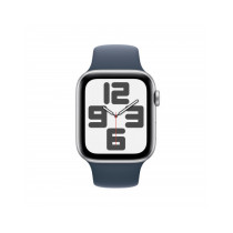 2023 - Apple Watch SE GPS 44mm Cassa in alluminio argento - Cinturino sport  blu tempesta - M/L
