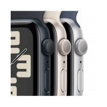 2023 - Apple Watch SE GPS 44mm Cassa in alluminio argento - Cinturino sport  blu tempesta - M/L