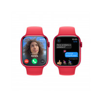 Apple Watch Series 9 GPS 45mm Cassa in alluminio rosso - Cinturino sport rosso - S/M