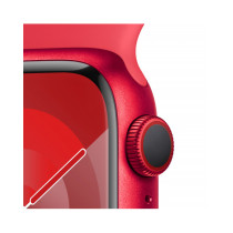 Apple Watch Series 9 GPS + Cellular 41mm Cassa in alluminio rosso - Cinturino sport rosso - M/L