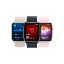 Apple Watch Series 9 GPS + Cellular 41mm Cassa in alluminio rosso - Cinturino sport rosso - M/L