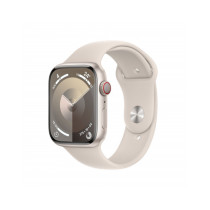 Apple Watch Series 9 GPS + Cellular 45mm Cassa in alluminio galassia - Cinturino sport galassia - S/M