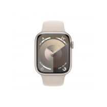 Apple Watch Series 9 GPS + Cellular 45mm Cassa in alluminio galassia - Cinturino sport galassia - S/M