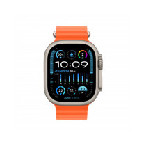2023 - Apple Watch Ultra 2 GPS + Cellular, 49mm Cassa in titanio con Arancione Ocean band