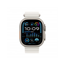 2023 - Apple Watch Ultra 2 GPS + Cellular, 49mm Cassa in titanio con Bianco Ocean band