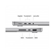 MacBook Pro 14" - Argento - Display con nanotexture - Chip Apple M4 Max con CPU 16-core, GPU 40-core, Neural Engine 16-core - RA