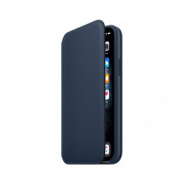 iPhone 11 Pro Leather Folio - Deep Sea Blue