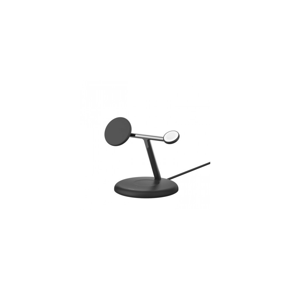 PRO 3IN1 QI2 15W MAGNETIC ADJUSTABLE CHARGING STAND BLACK