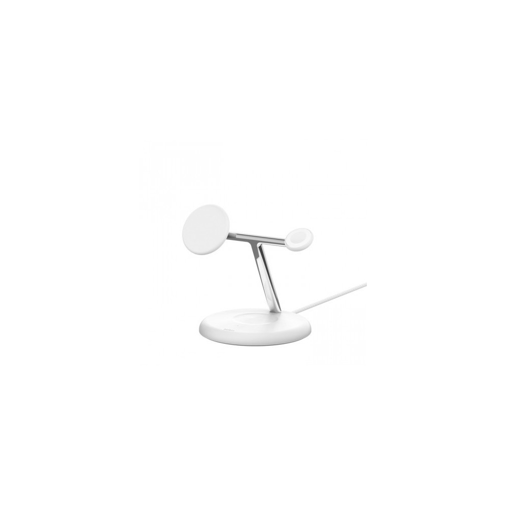 PRO 3IN1 QI2 15W MAGNETIC ADJUSTABLE CHARGING STAND WHITE