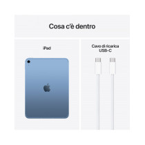 11-inch iPad Wi-Fi + Cellular 128GB (A16) - Blu