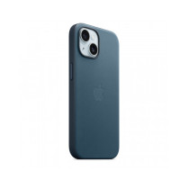 Custodia con Magsafe in Tessuto Fine Woven per iPhone 15 - Blu Pacifico