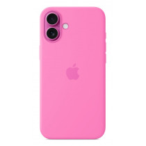 Custodia con Magsafe in Silicone per iPhone 16 Plus - Rosa Peonia