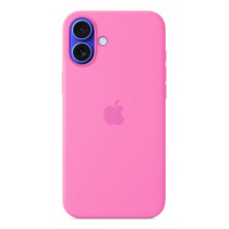Custodia con Magsafe in Silicone per iPhone 16 Plus - Rosa Peonia