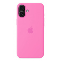 Custodia con Magsafe in Silicone per iPhone 16 Plus - Rosa Peonia