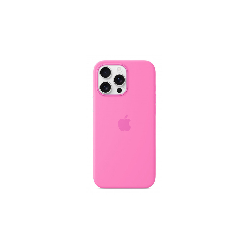 Custodia con Magsafe in Silicone per iPhone 16 Pro Max - Rosa Peonia