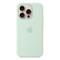 Custodia con Magsafe in Silicone per iPhone 16 Pro - Acquamarina