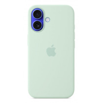 Custodia con Magsafe in Silicone per iPhone 16 - Acquamarina