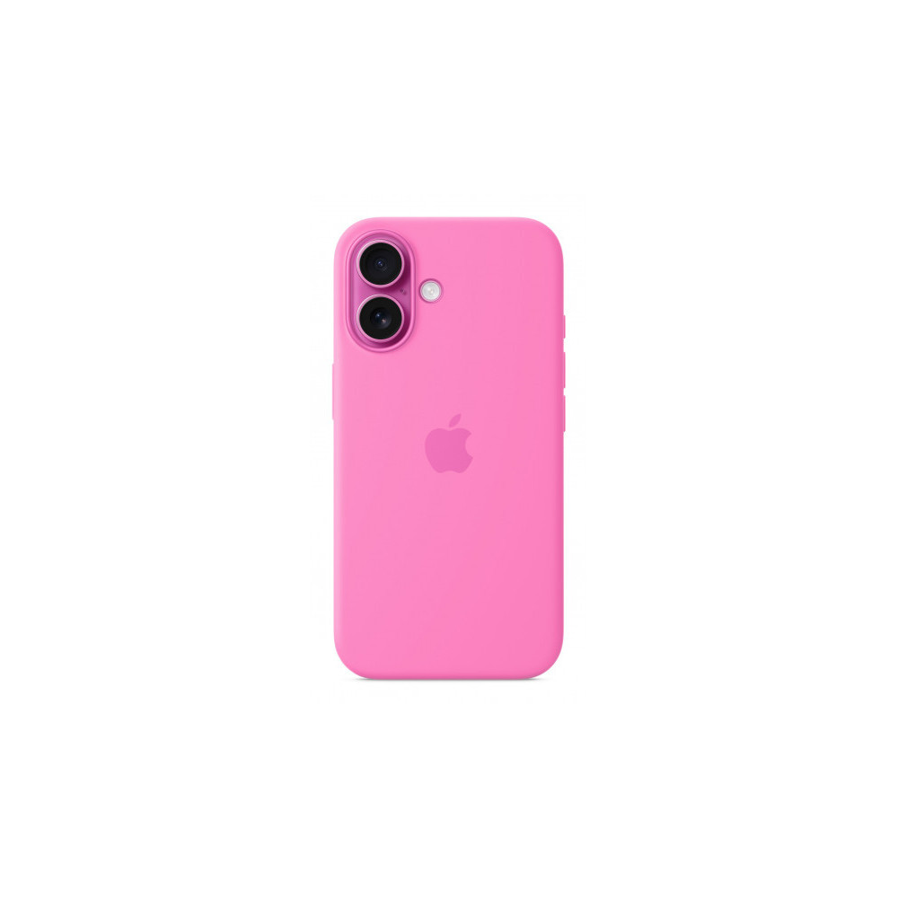 Custodia con Magsafe in Silicone per iPhone 16 - Rosa Peonia
