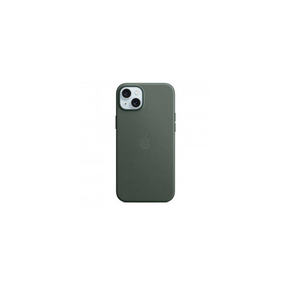 Custodia con Magsafe in Tessuto Fine Woven per iPhone 15 Plus - Sempreverde