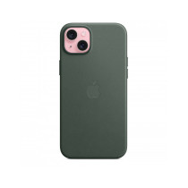 Custodia con Magsafe in Tessuto Fine Woven per iPhone 15 Plus - Sempreverde