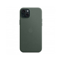 Custodia con Magsafe in Tessuto Fine Woven per iPhone 15 Plus - Sempreverde