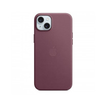 Custodia con Magsafe in Tessuto Fine Woven per iPhone 15 Plus - Gelso