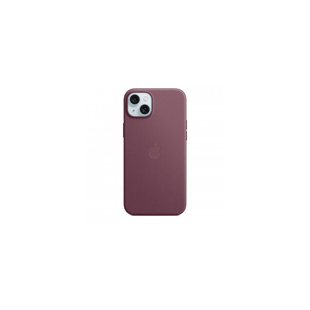 Custodia con Magsafe in Tessuto Fine Woven per iPhone 15 Plus - Gelso