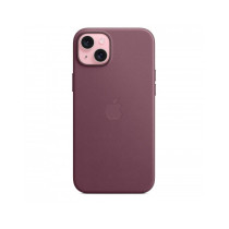 Custodia con Magsafe in Tessuto Fine Woven per iPhone 15 Plus - Gelso